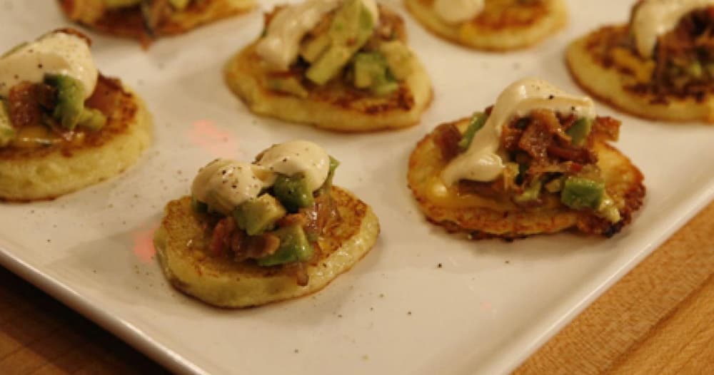 Avocado-Bacon Relish and Cheddar Fondue | Punchfork Avocado-Bacon Relish and Cheddar Fondue | Punchfork