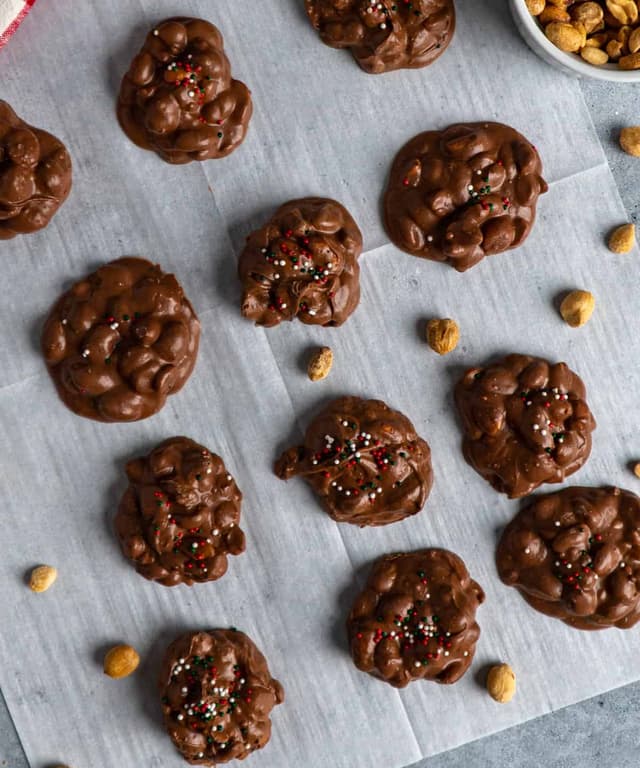 Crockpot Chocolate Peanut Clusters Punchfork