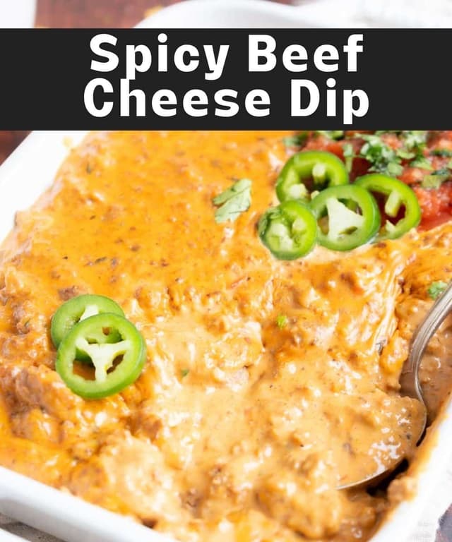 Cheesy Velveeta Hamburger Dip Punchfork