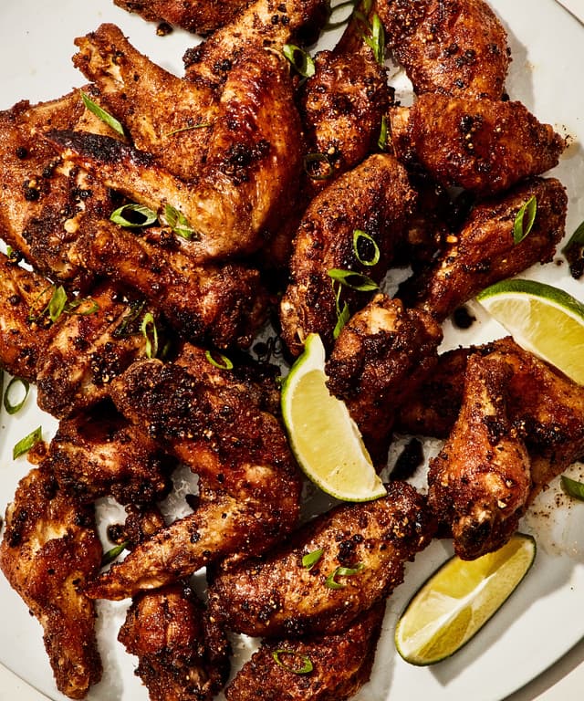 Crispy Peppercorn Chicken Wings Punchfork