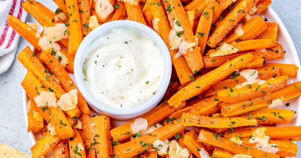 Roasted Parmesan Carrot Fries Punchfork