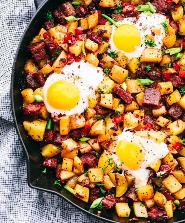Homemade Corned Beef Hash Punchfork
