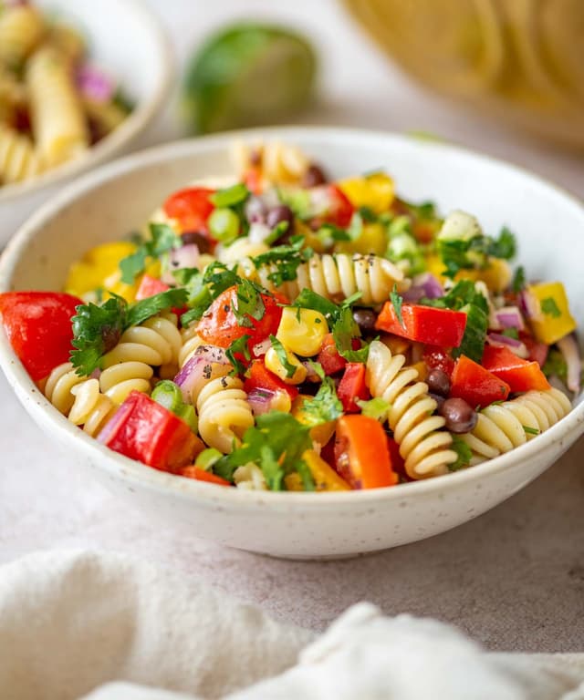 Vegan Black Bean Pasta Salad Punchfork