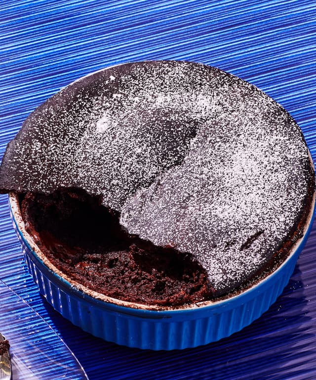 Brown Butterchocolate Soufflé Fit for a Crowd Punchfork