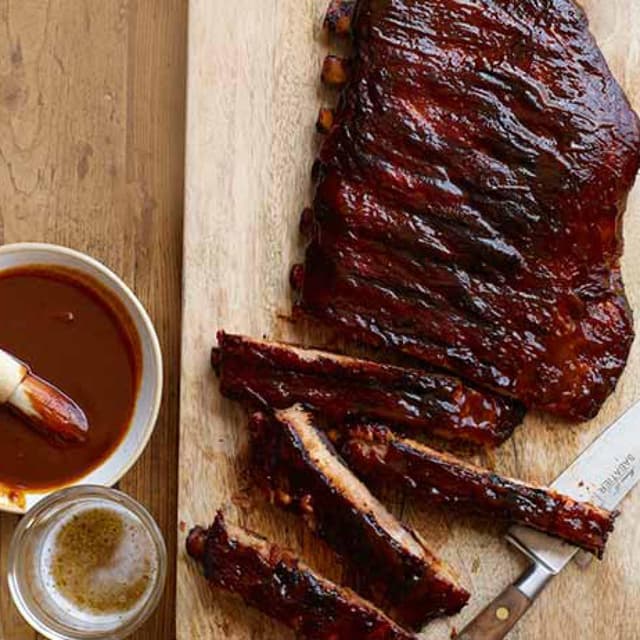 Ribs with Kansas City Barbecue Sauce Punchfork