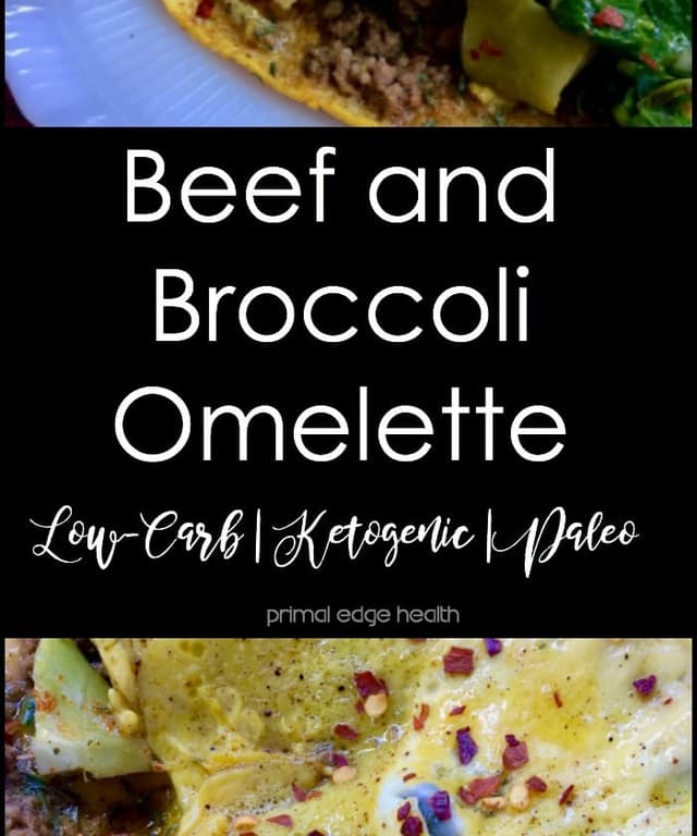 Ground Beef and Broccoli Omelette Punchfork