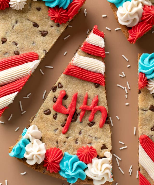 Fourth of July Cookie Cake Punchfork