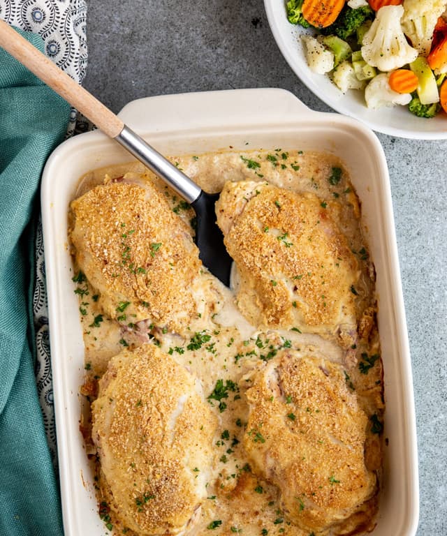 Easy Chicken Cordon Bleu Oven Bake Punchfork
