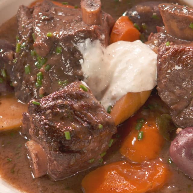 Short Rib Stew with Vegetables and Port | Punchfork