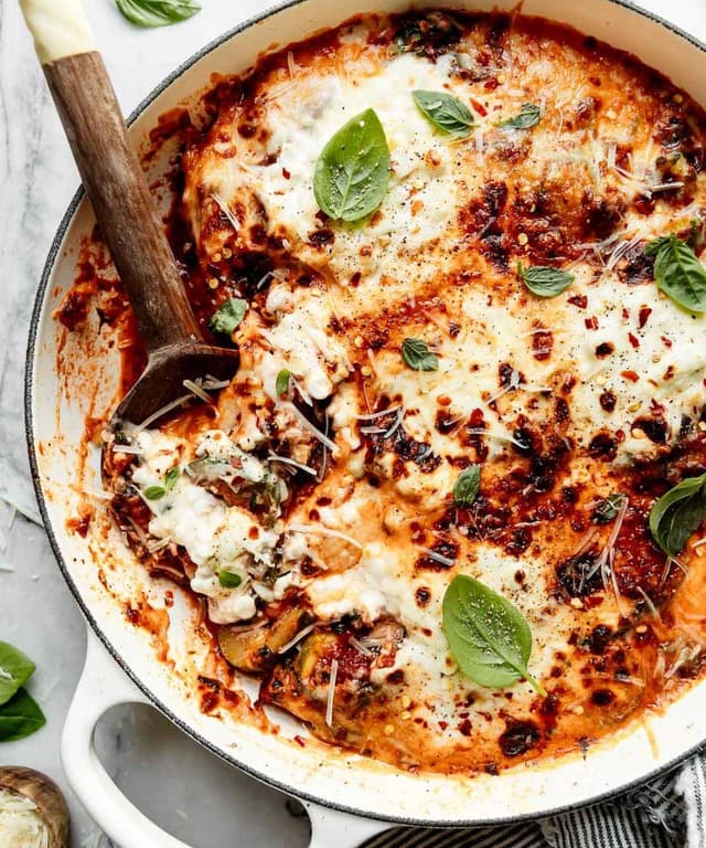 Easy OneSkillet Zucchini Lasagna Punchfork