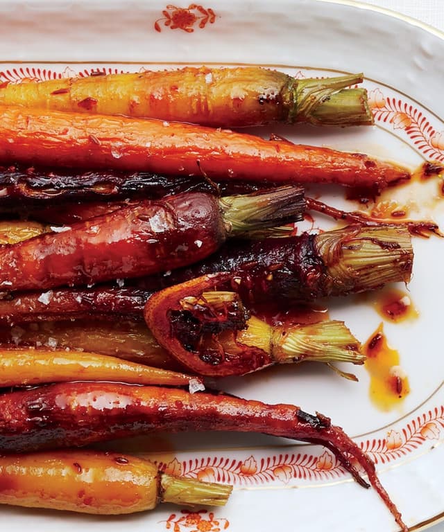 HarissaandMapleRoasted Carrots Punchfork