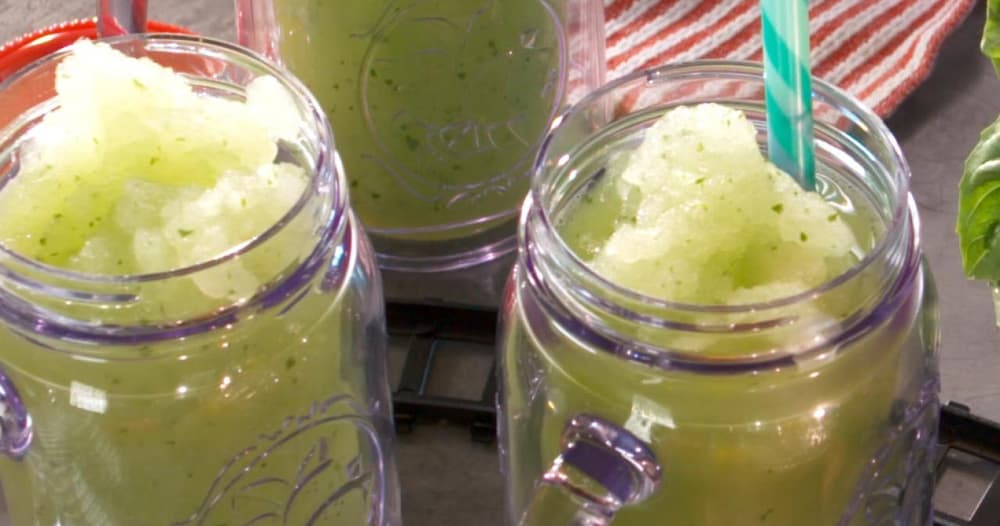 Frozen Basil Lemonade Punchfork