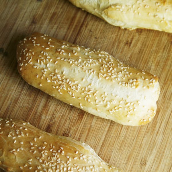 Sesame Hoagie Roll Punchfork