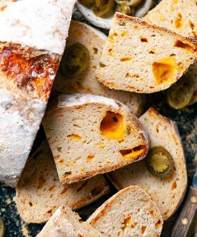 Gluten Free Jalapeño Cheddar Bread Punchfork