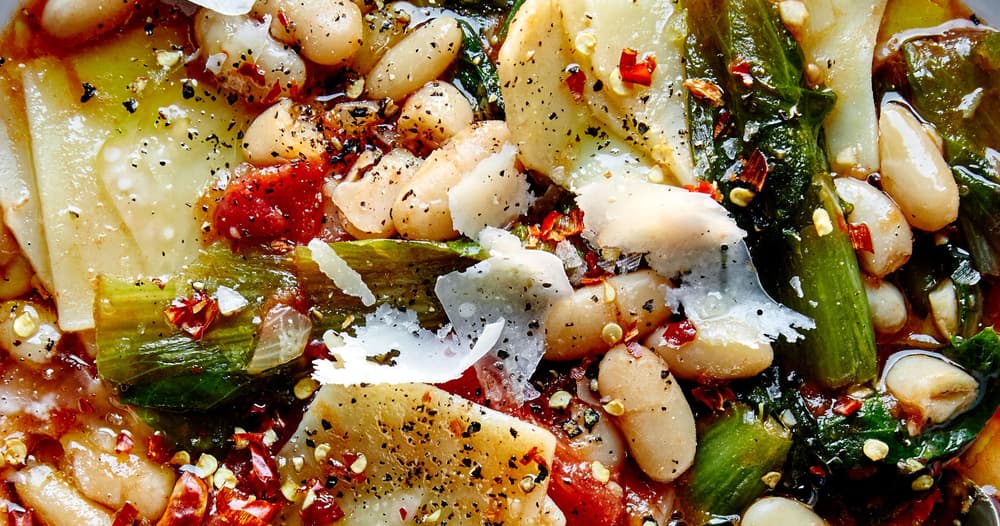 Pasta e Fagioli with Escarole Punchfork