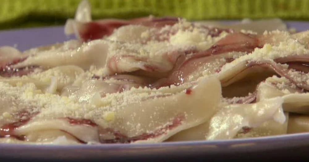 Chicken Ravioli with Marsala Reduction | Punchfork