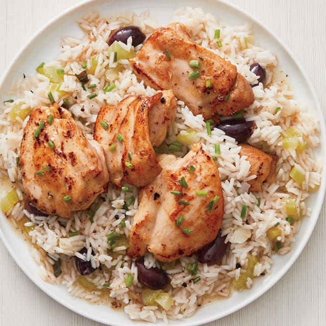 Olive Chicken Rice Chicken and Rice with Olives | Punchfork