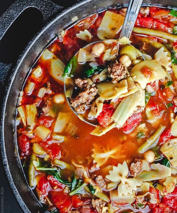 Italian Sausage Minestrone Punchfork