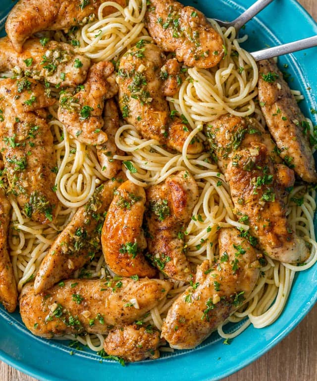 Chicken Scampi Pasta Punchfork