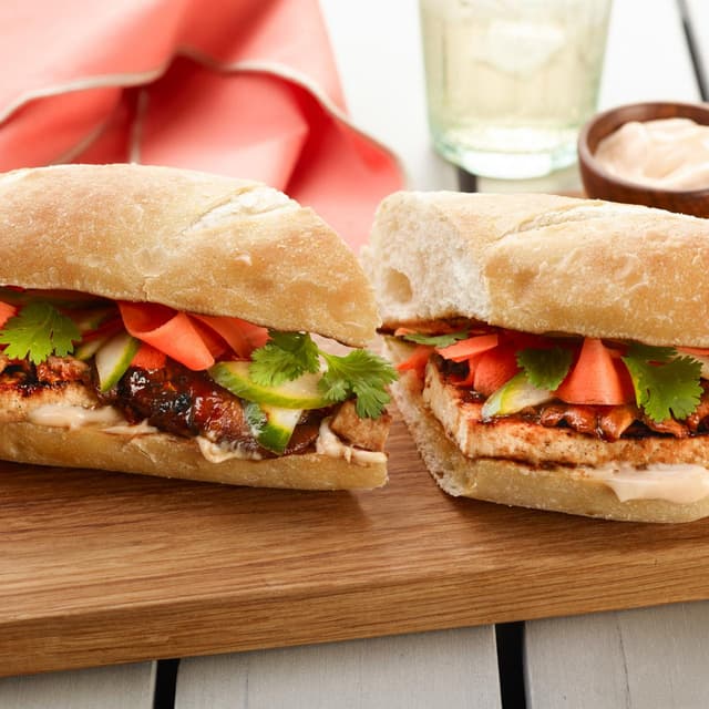 Grilled Shiitake and Tofu Banh Mi Punchfork