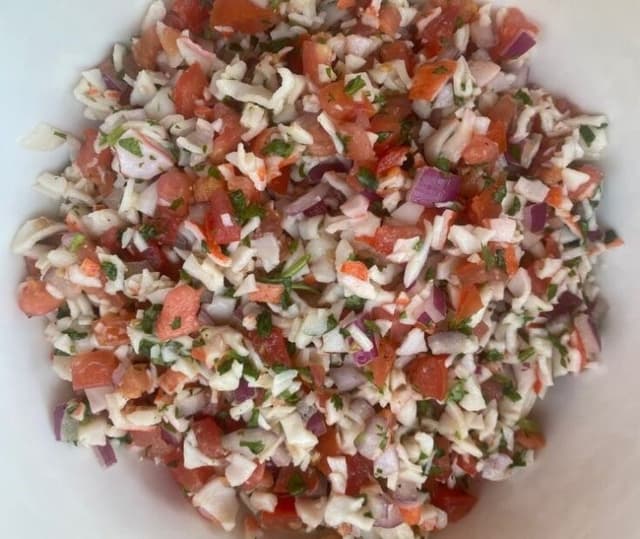 Imitation Crab Ceviche Punchfork