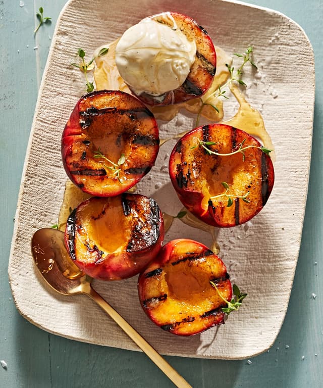 Grilled Peaches Punchfork