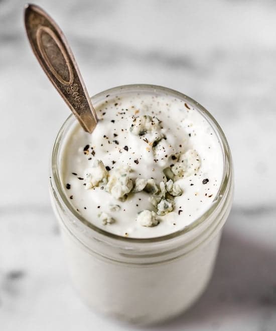 Low Fat Creamy Blue Cheese Dressing Punchfork