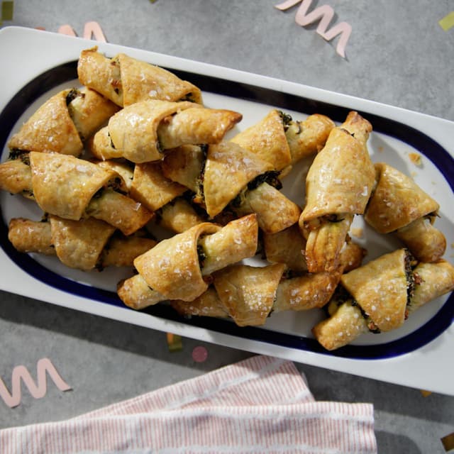 Spinach and Feta Rugelach Punchfork