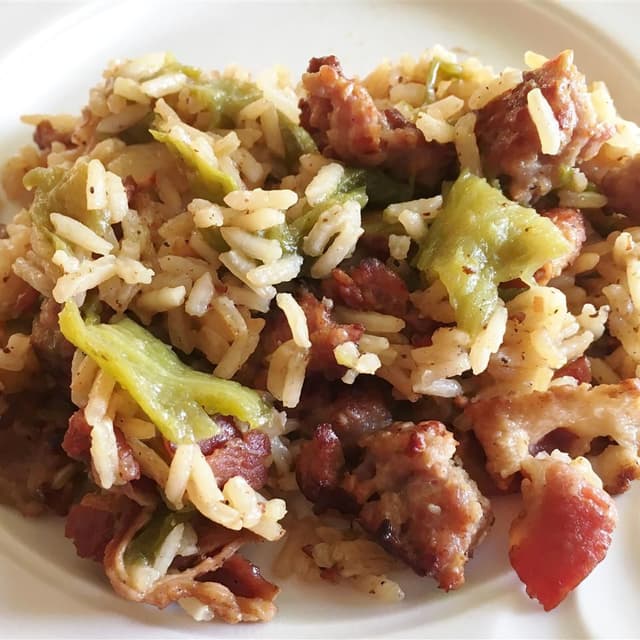 Hatch Chile Dirty Rice Punchfork