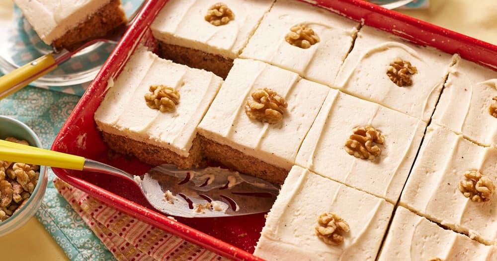 Applesauce Cake with Brown Butter Maple Buttercream Punchfork