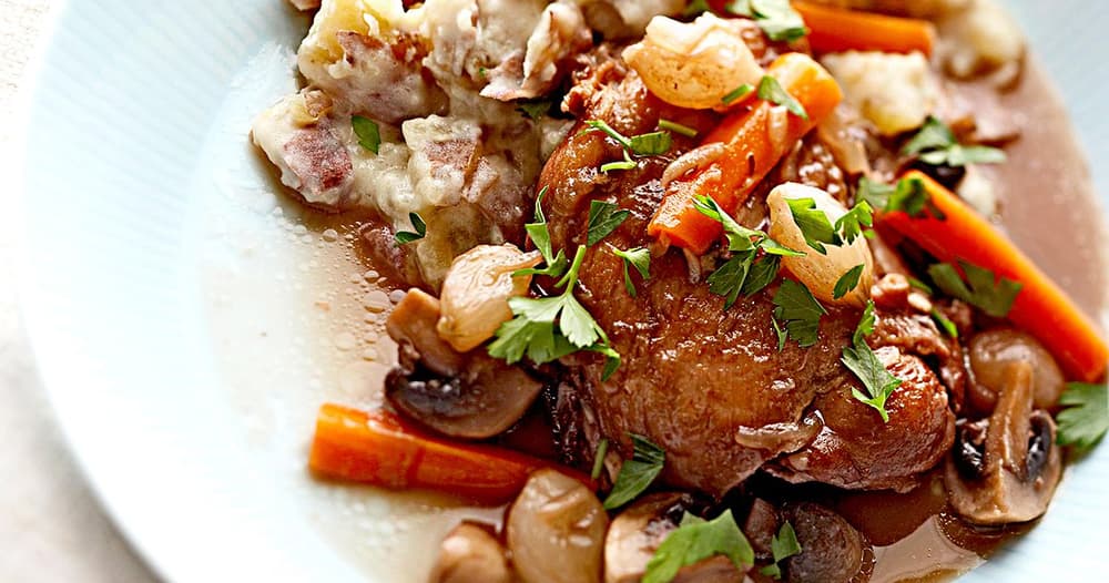 Slow Cooker Coq Au Vin Punchfork