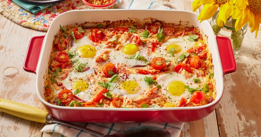 Baked Feta Egg Casserole Punchfork