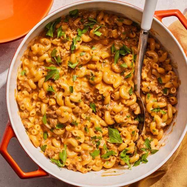 ONE POT CHEESEBURGER MACARONI RECIPE intelligence overview