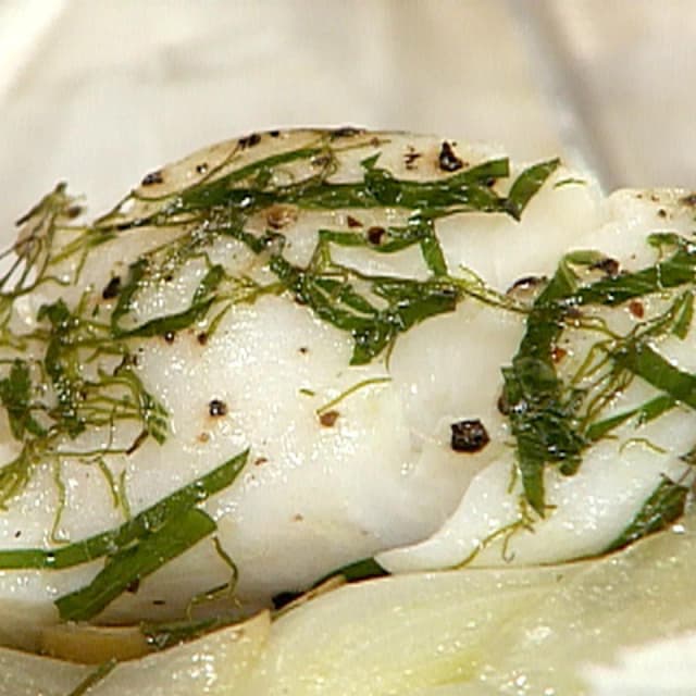 Cod Sack Cod in a Sack with Fennel and Onion | Punchfork