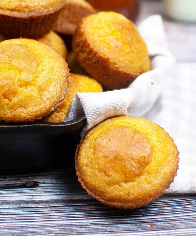 Air Fryer Cornbread Muffins Punchfork