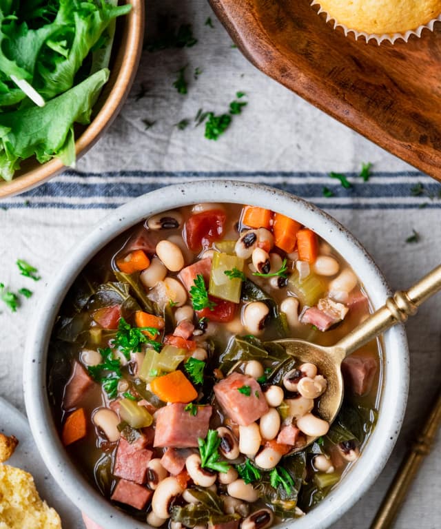 Southern BlackEyed Pea Soup Punchfork