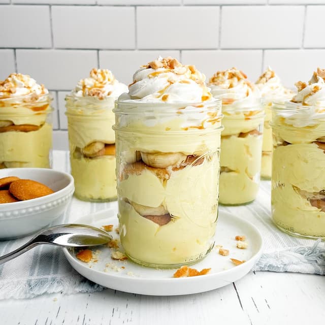 Banana Pudding Jars Punchfork