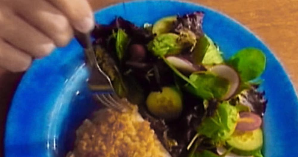 Macadamia Nut Crusted Mahi Mahi Punchfork