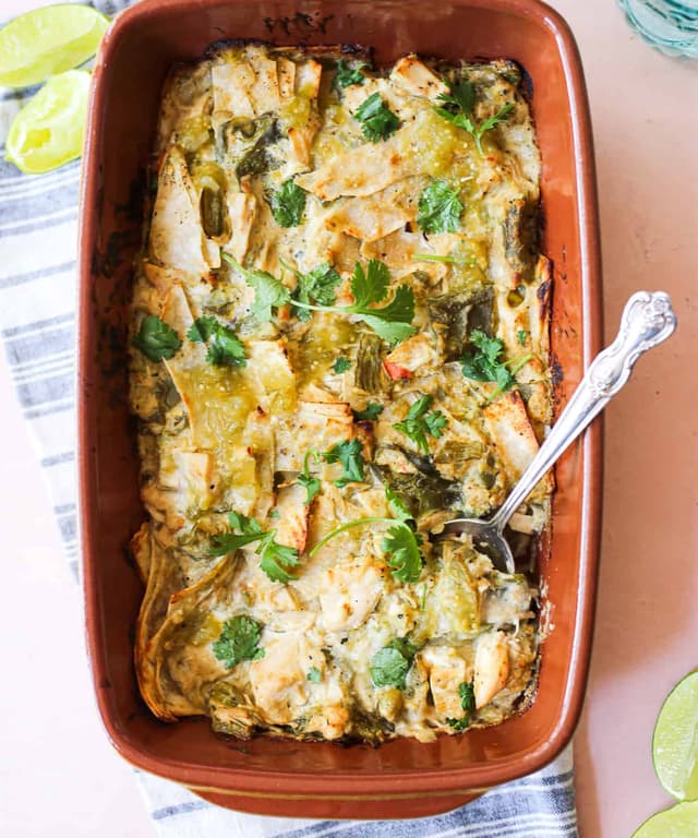 Hatch Chile Enchilada Bake Punchfork