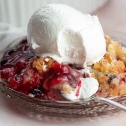 Blueberry, Apple and Pineapple Dump Cake | Punchfork