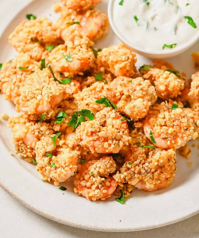 Easy Baked Popcorn Shrimp Punchfork