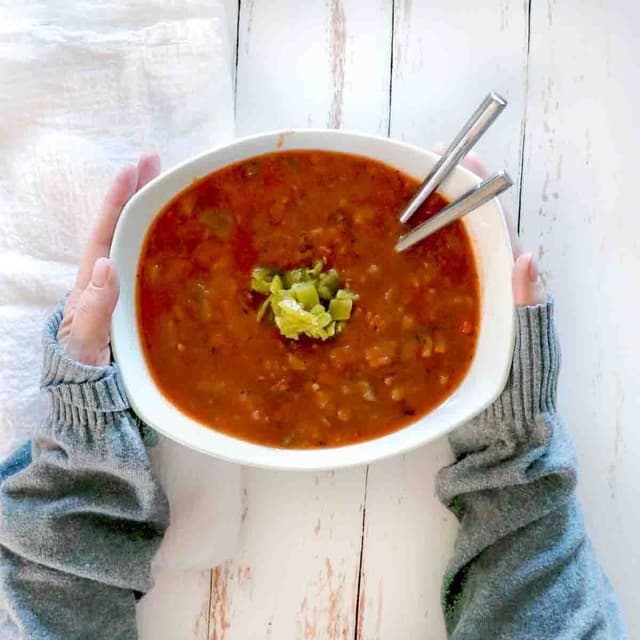 Vegetarian Colorado Green Chile Punchfork