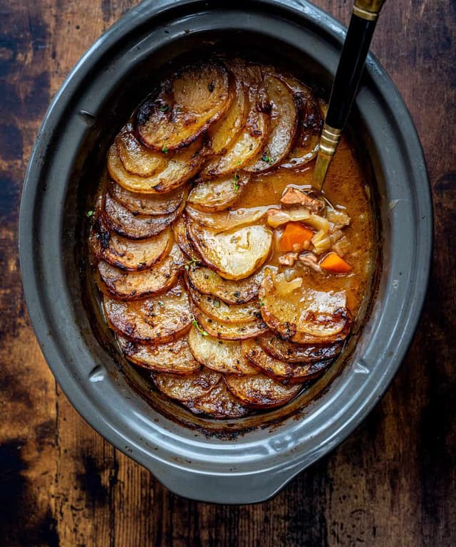 Slow Cooker Lamb Hotpot Punchfork