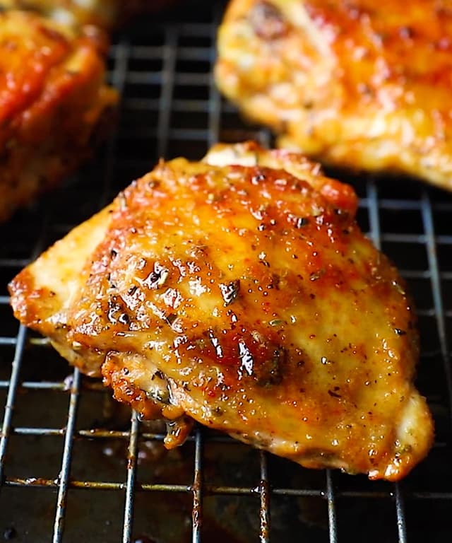 Crispy Baked Chicken Thighs Punchfork