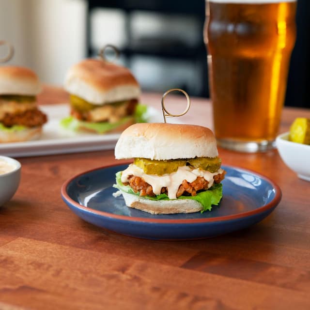 PretzelMustardCrusted Pork Sliders Punchfork