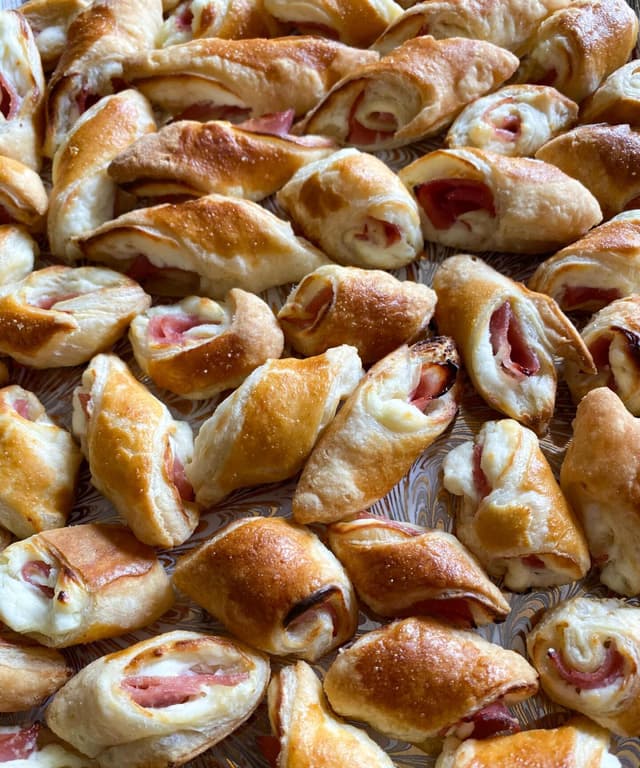 Ham and Cheese Puff Pastry Nibbles Punchfork
