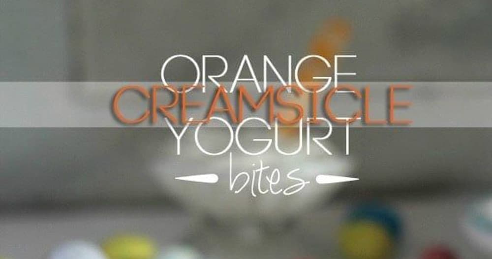 Orange Creamsicle Yogurt Bites Punchfork