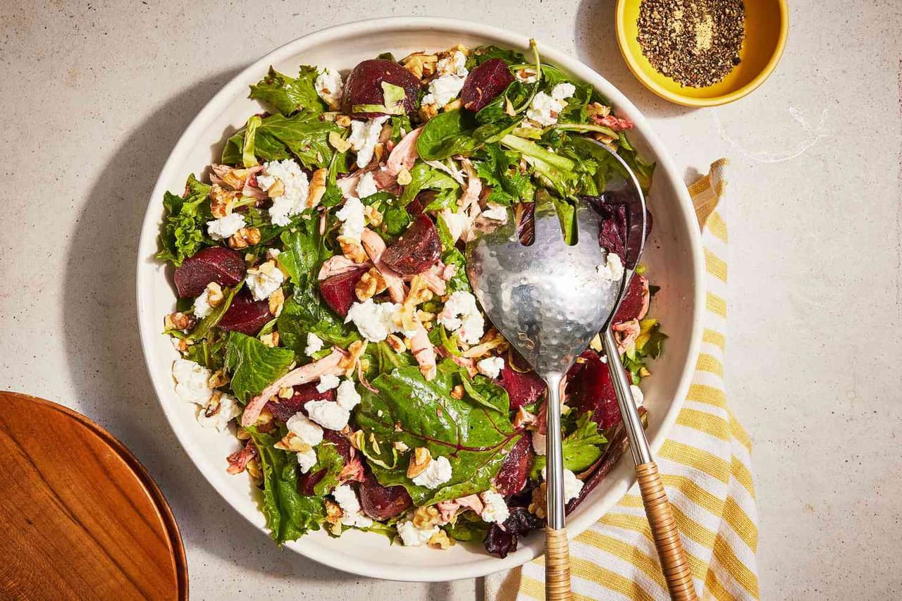 Anti-inflammatory Chicken & Beet Salad | Punchfork