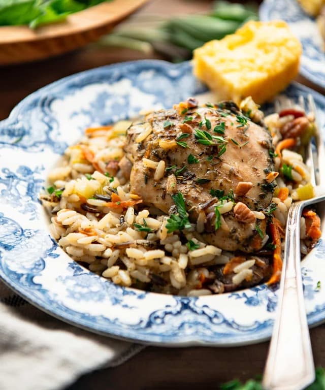 DumpandBake Chicken and Wild Rice Pilaf Punchfork