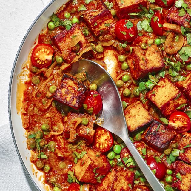 Tofu and Green Pea Curry Punchfork